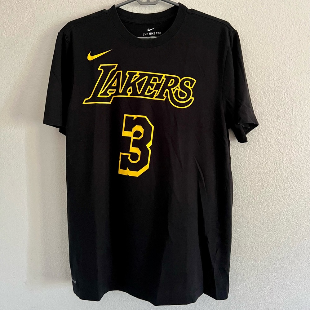 Nike ✔️ Anthony Davis #3 Lakers 🏀 Black Mamba Tee